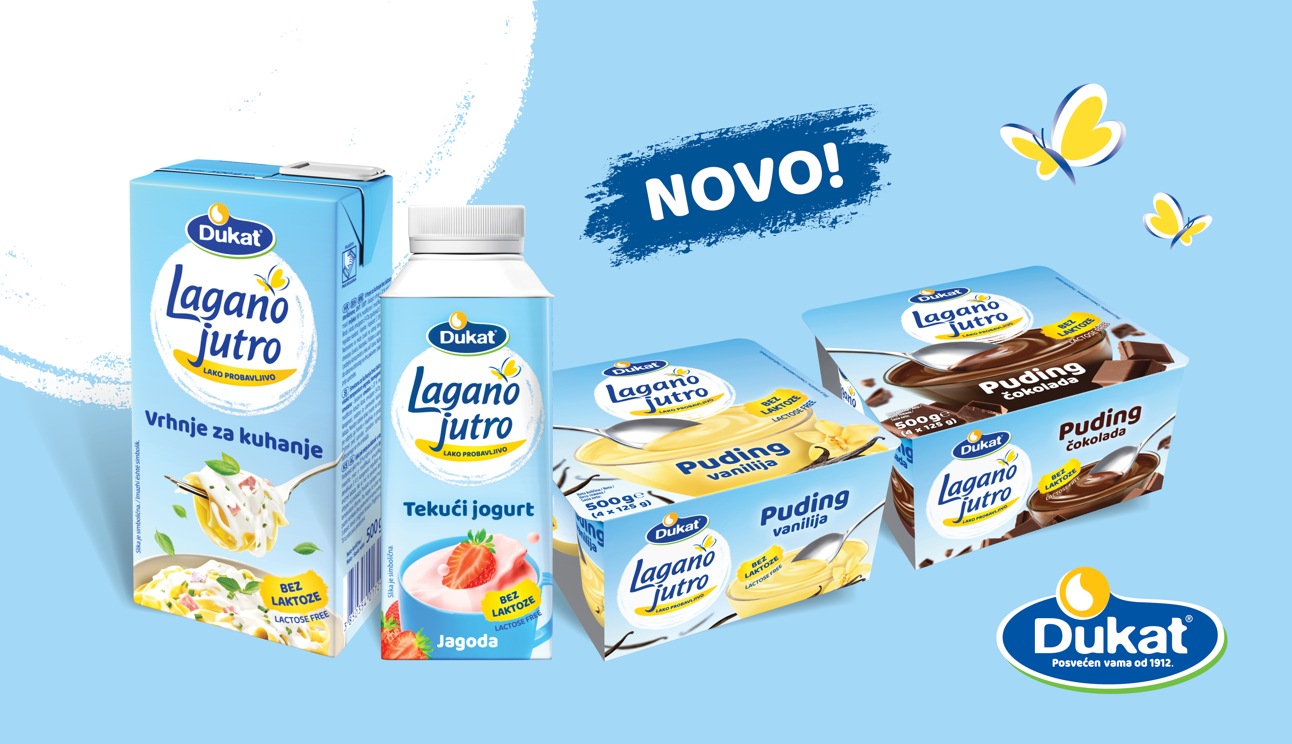 Dukat Lagano jutro predstavlja nove i na tržištu jedinstvene mliječne proizvode bez laktoze